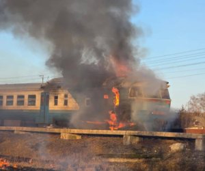 Россия атаковала пассажирский поезд