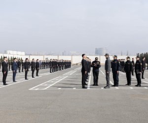 Vilayət Eyvazov Bakıda sıra baxışı keçirib - Video