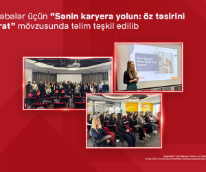 Təhsil kreditindən yararlanan tələbələr üçün &ldquo;Sənin karyera yolun:öz təsirini yarat&rdquo; mövzusunda təlim keçirilib