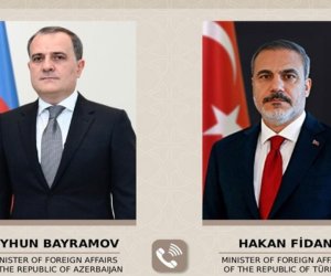 
Jeyhun Bayramov met with Hakan Fidan