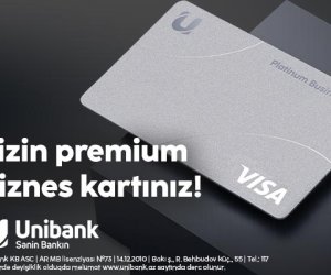 Sahibkarlar üçün yeni imkanlar: Unibank Visa Platinum Business kartı