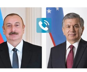 
Ilham Aliyev, Shavkat Mirziyoyev express concern about situation in Middle East