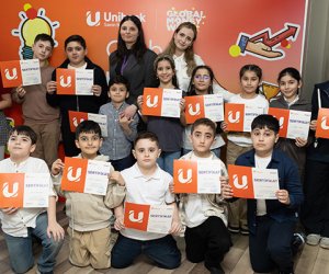 Unibank Qlobal Pul Həftəsi çərçivəsində məktəblilər üçün tədbir keçirib