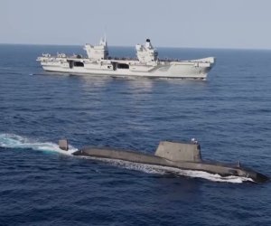 Британская атомная подводная лодка размещена в Аравийском море