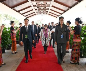 
Сахиба Гафарова прибыла с визитом в Китай