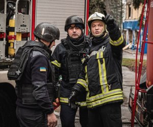 Российский дрон ударил по ресторану в Харькове