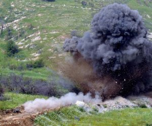 Ağdamda kənd sakini minaya düşüb