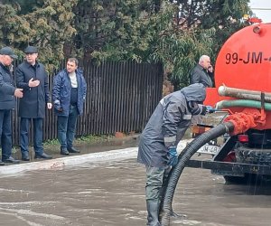 Bəzi yerlərdə kollektorlarda problemlər yaranıb, icra başçıları qəza baş vermiş ərazilərə gedib