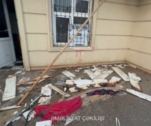 В Бинагади при взрыве в парикмахерской пострадал один человек