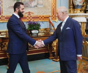 Аш-Шараа на приеме у короля