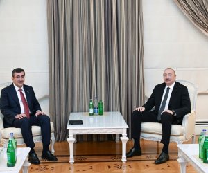 Azərbaycan Prezidenti Türkiyə vitse-prezidenti ilə görüşüb