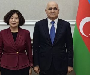 Şahin Mustafayev Çinin Azərbaycandakı səfiri ilə görüşüb
