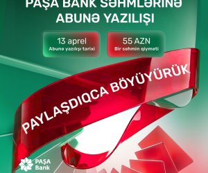 PAŞA Bank tarixi IPO-ya start verir!