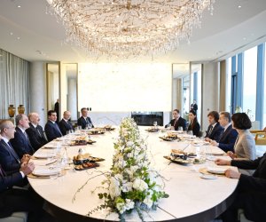 В Тбилиси дан ланч в честь президента Азербайджана