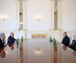 Prezident İlham Əliyev Türkiyə Ali Məhkəməsinin Baş prokurorunu qəbul edib