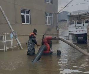 FHN: Yağış nəticəsində yaranan problemlərin həlli istiqamətində işlər aparılır