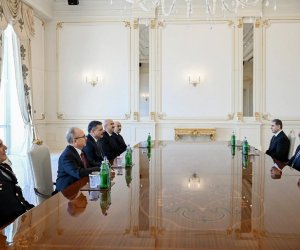 Əliyev Türkiyənin daxili işlər nazirini qəbul edib