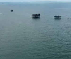 
В Каспийском море вблизи Нефтяных Камней утонул рыбак