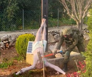 Israeli military says soldier seen damaging Jesus statue in Lebanon was IDF member