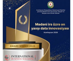 Dövlət Xidməti beynəlxalq mükafata layiq görülüb