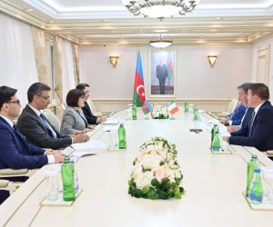 İrlandiya-Azərbaycan parlamentlərarası dostluq qrupunun üzvləri ilə görüş olub