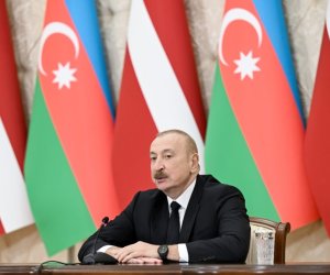 
Эдгарс Ринкевичс рассказал, какие вопросы обсудил с Президентом Азербайджана