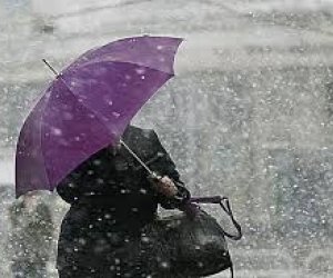 Bəzi bölgələrə sulu qar yağıb - Faktiki hava açıqlanıb