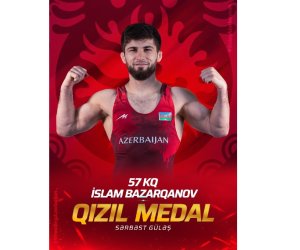 Azərbaycanlı güləşçi Avropa çempionu olub