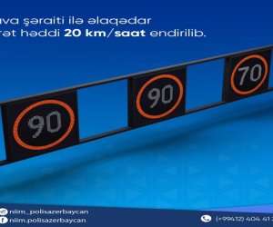 Zığ dairəsi-Hava Limanı yolunda sürət həddi endirilib