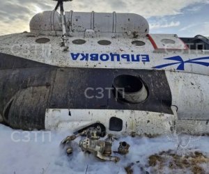 Rusiyada helikopterin sərt enişi zamanı 10 nəfər yaralanıb