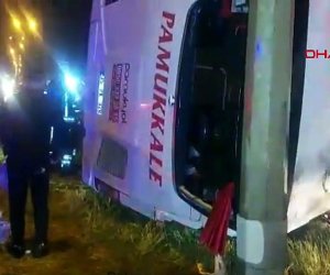 Türkiyədə sərnişin avtobusu aşıb, ölən və yaralananlar var