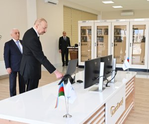 Prezident "Şəfəq&rdquo; yarımstansiyasının açılışında iştirak edib