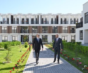 Открытие первого жилого комплекса в Зангилане