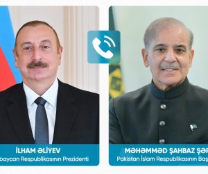 Ильхам Алиев и Шахбаз Шариф созвонились