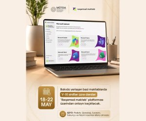 WUF13 müddətində Bakı məktəblərində tədris "Rəqəmsal məktəb" üzərindən aparılacaq