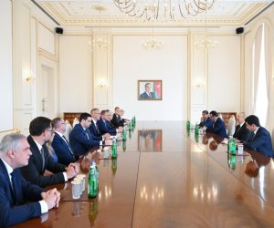 Ильхам Алиев принял председателя Национального совета Словакии