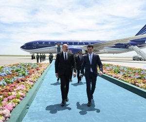 Əliyev Qazaxıstanda işgüzar səfərdədir