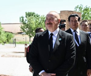 Prezidentin sosial şəbəkə hesablarında Qazaxıstana səfəri ilə bağlı videoçarx paylaşılıb