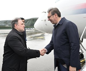 Serbiya Prezidenti Azərbaycana səfərə gəlib