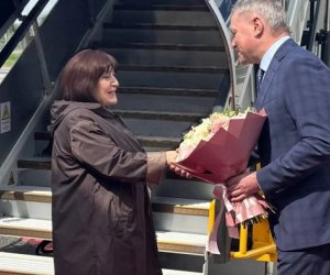Sahibə Qafarova Rusiyada işgüzar səfərdədir
