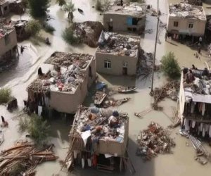 Türkiyədə sel nəticəsində uçan evdə 1 nəfər ölüb, 3 nəfər yaralanıb