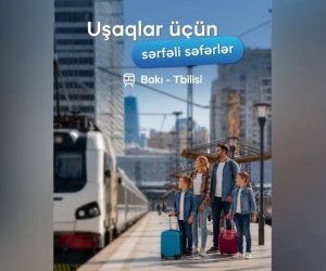 АЖД представил условия льготного проезда для детей в поезде Баку&ndash;Тбилиси&ndash;Баку