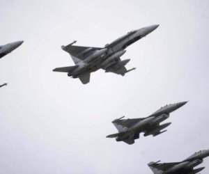 Истребители НАТО в небе из-за ударов России