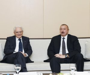 
Президент Италии поздравил лидера Азербайджана