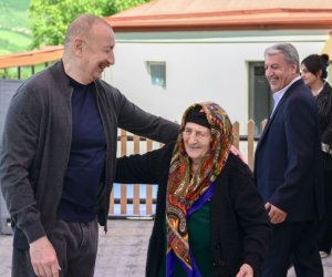Prezident Şuşaya gedib
