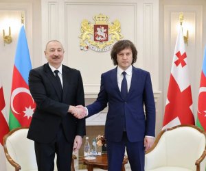 Kobaxidze Azərbaycan Prezidentini təbrik edib