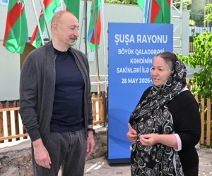 Prezidentin sosial media hesablarında Şuşaya səfəri ilə bağlı videoçarx paylaşılıb