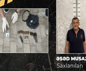 Qobustanda &ldquo;Makarov&rdquo; gəzdirən şəxs həbs edilib