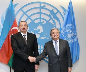 UN Secretary-General congratulates President Ilham Aliyev on Independence Day