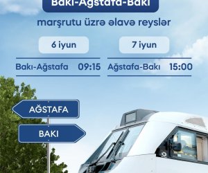 Bu istiqamətdə əlavə qatar reysləri təyin edilib